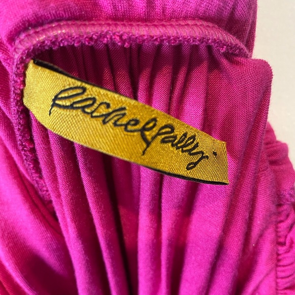 Rachel Pally XS Pink Maxi dress low V - Picture 9 of 11